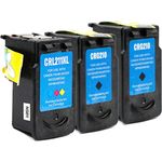 Set of 3 Compatible Canon PG-210XL & CL-211XL High Yield Ink Cartridges