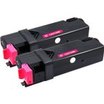 Set of 2 Compatible Dell 330-1433 Magenta High Yield Toner Cartridges (T109C)