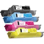 Set of 4 Compatible Dell 5110cn / 5110n High Yield Toner