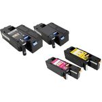 Set of 4 Compatible Dell E525w Toner Cartridges