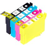 Set of 4 Compatible Epson 126 High Yield Ink Cartridges