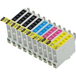 Set of 10 Compatible Epson 60 Ink Cartridges