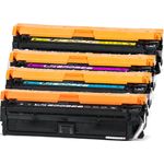 Set of 4 Compatible HP 650A Toner Cartridges