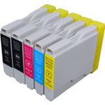 Set of 5 Compatible Brother LC-51 Ink Cartridges