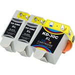 Set of 3 Compatible Kodak 30XL High Yield Ink Cartridges