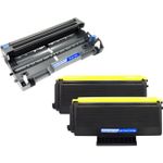 Set of 3 Compatible Brother TN-650 & DR-620 High Yield Toner & Drum Cartridges