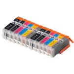 Compatible 12 Pack Canon PGI-270XL & CLI-271XL High-Yield Ink Cartridges