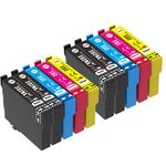 Set of 10 Compatible Epson 232 XL High Yield Ink Cartridges