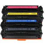 Compatible HP 201A Toner Cartridges 4-Pack