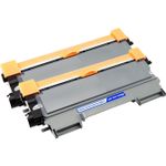 Set of 2 Compatible Brother TN-450 Black High Yield Toner Cartridges (Replaces TN-420)