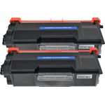 2 Pack Brother Compatible TN850 Black High-Yield Toner Cartridge (Replaces TN820)