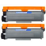 Set of 2 Compatible Brother TN-660 Black High Yield Toner & Drum Cartridges (Replaces TN-630)