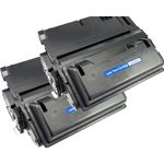 2 x HP Remanufactured 42X High-Yield Black Toner Cartridges (Q5942X)