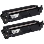 2 x HP Compatible 30A Black Toner Cartridges (CF230A)