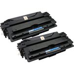 2 x HP Remanufactured 16A Black Toner Cartridges (Q7516A)