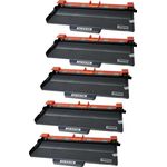 5 x Compatible Brother TN750 Black High-Yield Toner Cartridges (Replaces TN720)