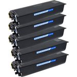 5 x Compatible Brother TN460 Black High-Yield Toner Cartridges (Replaces TN430)