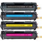 Set of 4 Compatible HP 218X High Yield Laser Toner