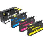 4 Pack Remanufactured  HP 950XL & 951XL High-Yield Ink Cartridges