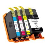 Set of 4 Compatible HP 910 XL High Yield Ink Cartridges