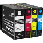 Set of 4 Compatible Canon PGI-2200XL High Yield Ink Cartridges