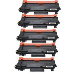 Set of 5 Compatible Brother TN830 XL High Yield Laser Toner Cartridge