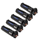 Set of 5 Compatible HP 138A Laser Toner Cartridge (W1380A)