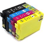 Set of 4 Compatible Epson 702XL High Yield Ink Cartridges