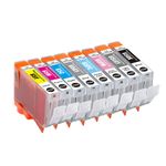 Set of 8 Compatible Canon CLI-65 Ink Cartridges