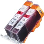 Set of 2 Compatible Canon CLI-221M Magenta Ink Cartridges (2948B001)