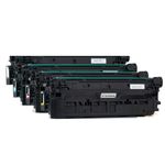 Set of 4 Compatible HP 213X High Yield Laser Toner