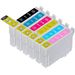 Set of 6 Compatible Epson 78 Ink Cartridges