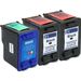 Set of 3 Compatible HP 21 & 22 Ink Cartridges