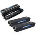 Set of 3 Compatible Brother TN-460 & DR-400 High Yield Toner & Drum Cartridges