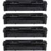 Set of 4 Compatible Canon 055H High Yield Toner Cartridges