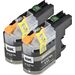 Set of 2 Compatible Brother LC-207BK Black Extra High Yield Ink Cartridges