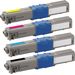 Set of 4 Compatible OkiData Type C17 Toner Cartridges