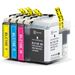 Set of 4 Compatible Brother LC10E Extra High Yield Ink Cartridges