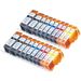 Compatible 20 Pack Canon PGI-225 & CLI-226 Ink Cartridges