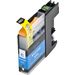 Set of 2 Compatible Brother LC-105C Cyan Extra High Yield Ink Cartridges