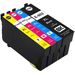 Set of 4 Compatible Epson 802XL High Yield Ink Cartridges