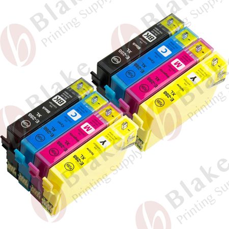 Set of 8 Compatible Epson 288XL High Yield Ink Cartridges