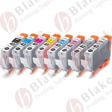 Set of 8 Compatible Canon CLI-42 Ink Cartridges