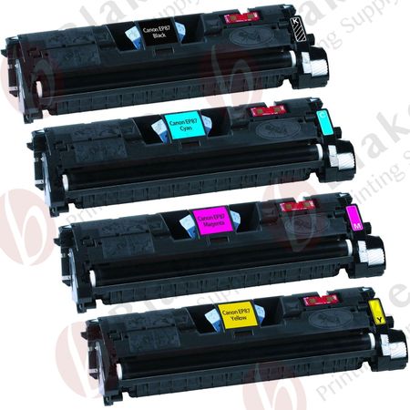 Set of 4 Compatible Canon EP-87 Toner Cartridges