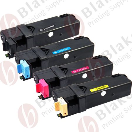 Set of 4 Compatible Dell 1320c High Yield Toner Cartridges