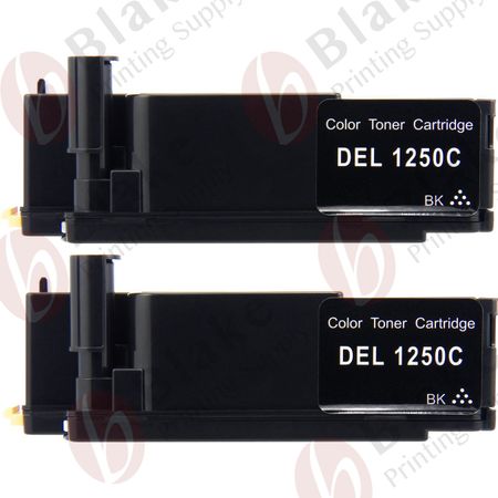 Compatible Dell 331-0778 Black High Yield Toner Cartridges 2-Pack (3K9XM)