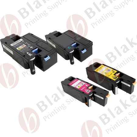 Set of 4 Compatible Dell E525w Toner Cartridges