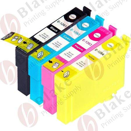 Set of 4 Compatible Epson 126 High Yield Ink Cartridges