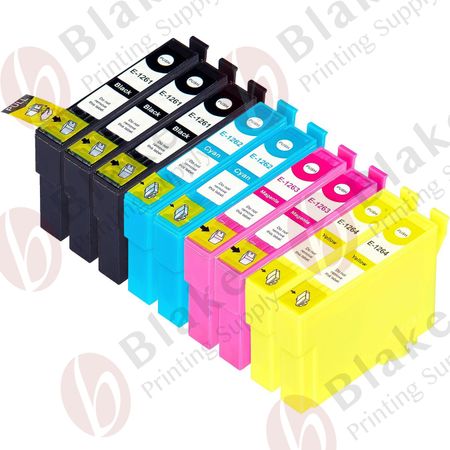 Set of 9 Compatible Epson 126 High Yield Ink Cartridges