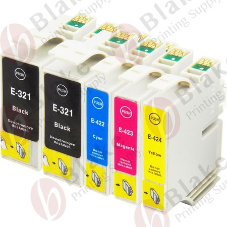 Set of 5 Compatible Epson 32 & Epson 42 Ink Cartridges